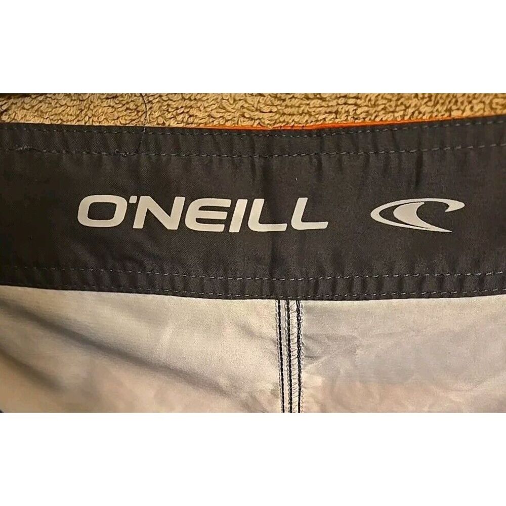 O'Neill Board Shorts 34 MultiColor Stripe Swim Trunks Bathing Suit Summer Beach - Picture 8 of 8
